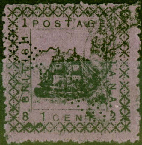 British Guiana 1882 1c Magenta SG162 Fine Used | Empirephilatelists.com