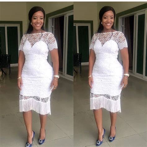 Wow This Is Lovely White Lace Aso Ebi Styles Dezango Fashion Zone