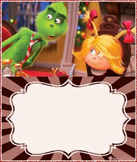 Grinch Card Template