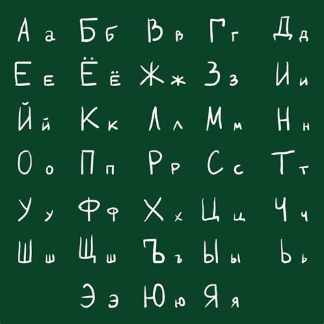 Premium Vector Vector Handdrawn Russian Alphabet Chalk Sketch