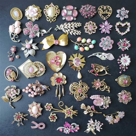 Pink Brooch Etsy Australia