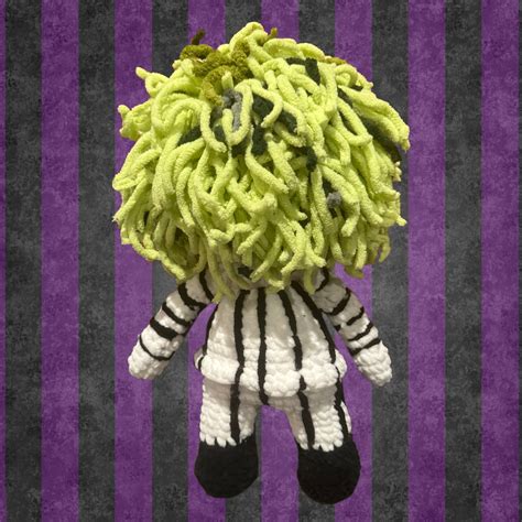 Beetlejuice Crochet Amigurumi Plush Doll Etsy