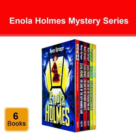 An Enola Holmes Mystery Series 6 Books Collection Set By Nancy Springer