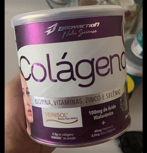 Colágeno Verisol Com Hialurônico 200g Frutas Vermelhas Bodyaction