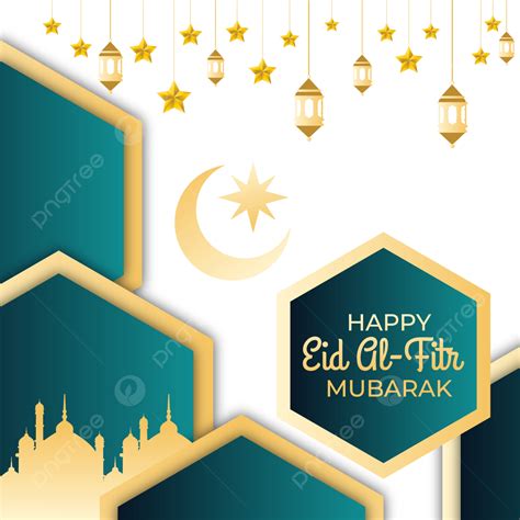 Eid Al Fitr Mubarak Festival Vector Ilustración Plana PNG Eid Al Fitr