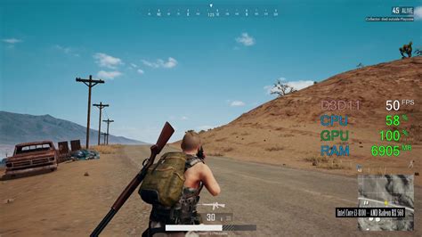 AMD Radeon RX 560 Intel Core I3 8100 PUBG FPS Test 1080p Low