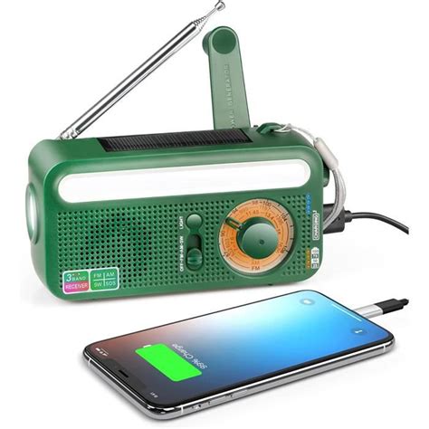 Radio Solaire Radio Portable Manivelle Mah Radio M T O D Urgence