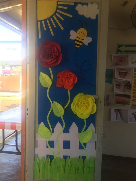 Marzo Primavera Escuela Door Decorations Classroom Spring