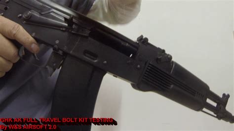 GHK AK BOLT FULL TRAVEL KIT W S AIRSOFT YouTube