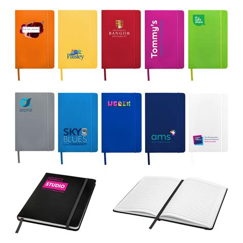 Logo Branded A5 Notebooks | MyEventBits.com | Custom printed with your ...