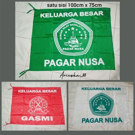 Jual Bendera Pagar Nusa Bendera Logo Pagar Nusa Bendera Kain Pn Gasmi