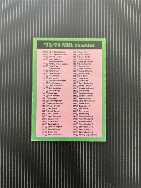 O Pee Chee Checklist Unmarked Green Read