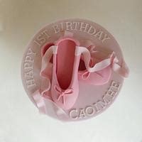 Ballet Shoes Decorated Cake By Helen Ward CakesDecor