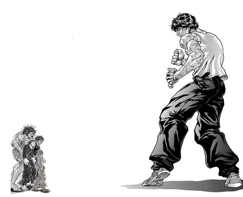 Yujiro, Kaku, Pickle, & Musashi vs a comically large Baki. Who wins ...