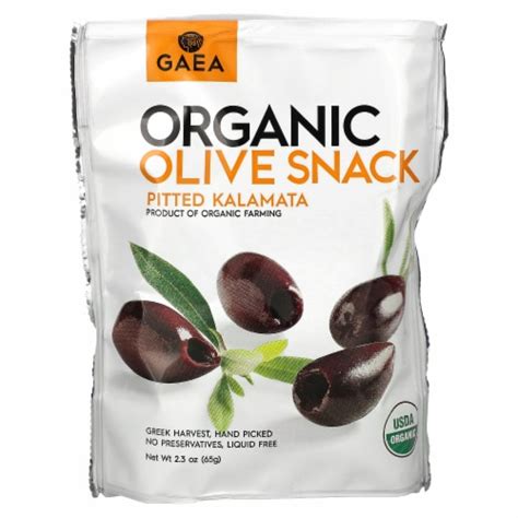 Gaea Organic Olive Snack Pitted Kalamata Oz G Oz Kroger