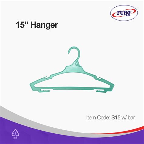 Fuho 15 Inches Hanger Fashion Hanger Laundry Hanger Heavy Duty