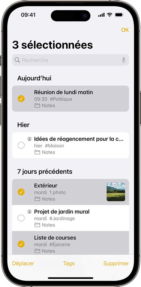 Utiliser Les Tags Et Les Dossiers Intelligents Dans Notes Sur Votre