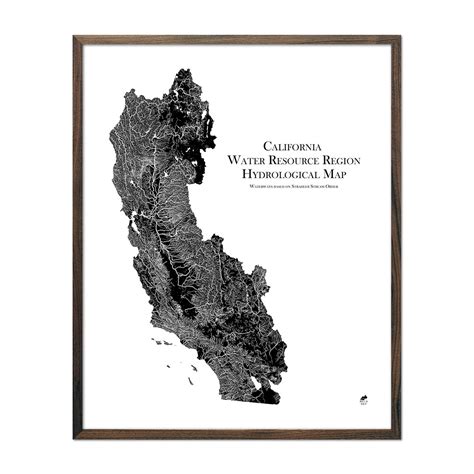 California Regional Hydrology Series Map Muir Way
