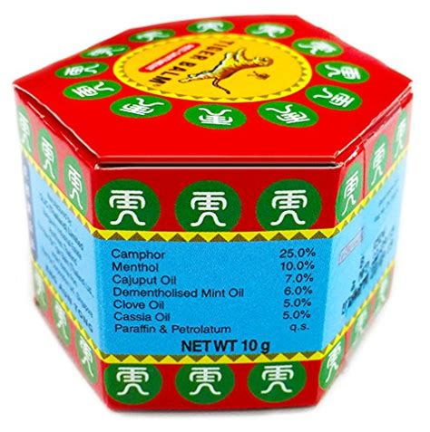 Tiger Balm Red Extra Strength Pain Relieving Ointment 10g Pricepulse