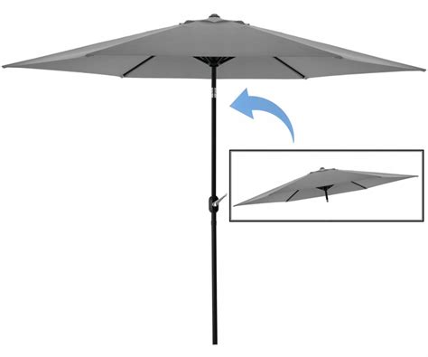 Parasol Ogrodowy Sk Adany M Sko Ny Szary Taakiemeble Pl