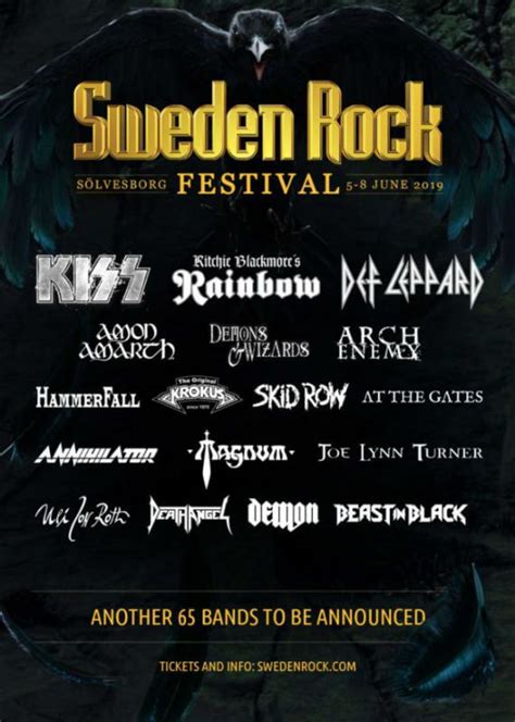 Sweden Rock 2019 | Festival, European festivals, Rock festivals
