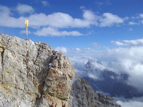 Zugspitze Berge Alpen Kostenloses Foto Auf Pixabay