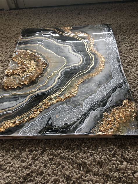 Камни в эпоксидной смоле (69 фото)