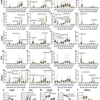 Sphingolipid Profiles Of Normal Adjacent Uninvolved Tissues And Tumors