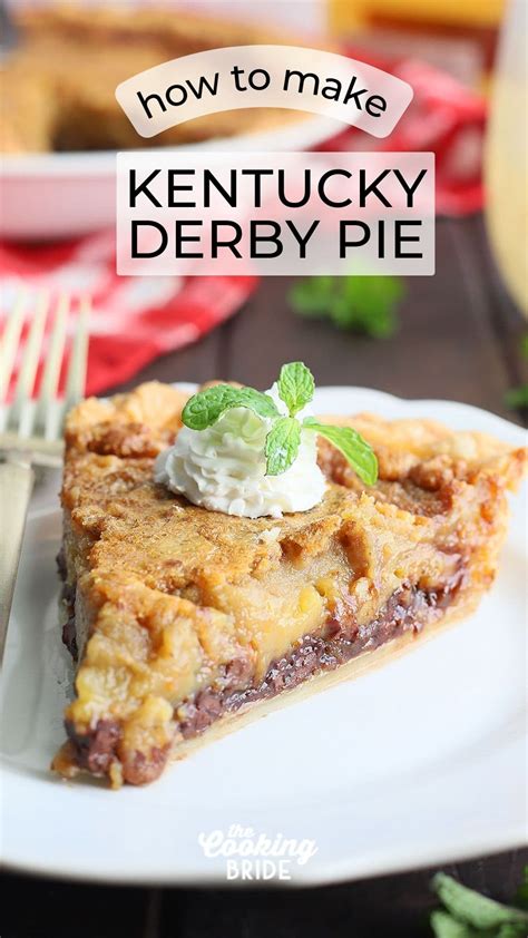 Kentucky Derby Pie Chocolate Walnut Pie The Cooking Bride