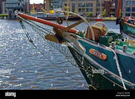 The Meta in the port of Emden Stock Photo - Alamy