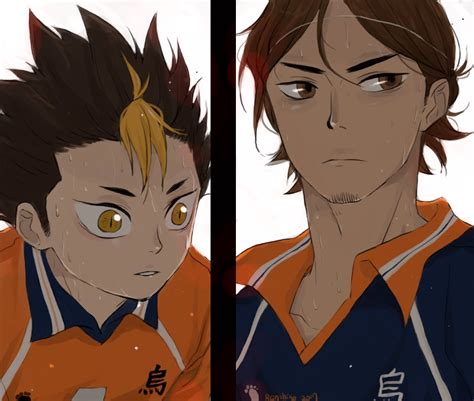 Azumane Asahi Nishinoya Yu By Ranshino On Deviantart