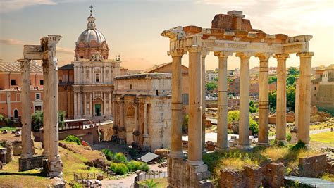 Das Forum Romanum Ber Hmte Ruinen Von Rom