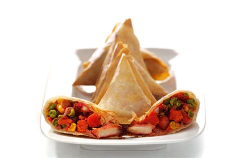 Halal Jumbo Samosas Grade A Uk Frozen Food