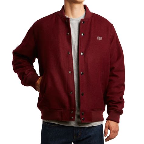 Maroon Varsity Jacket Jackets