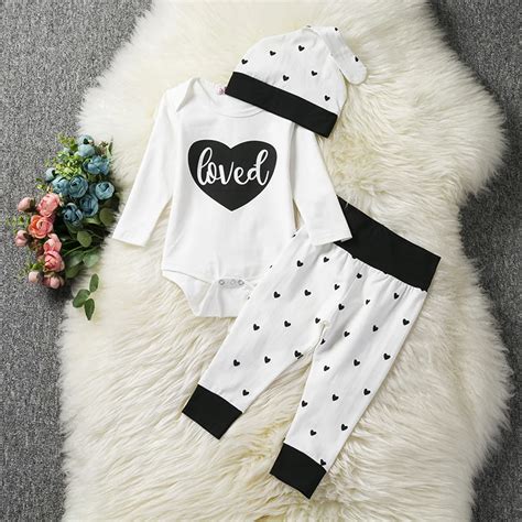 New Baby Clothing Sets Newborn Boy Girl Winter Clothes Kid's Wear 3 6 9 ...