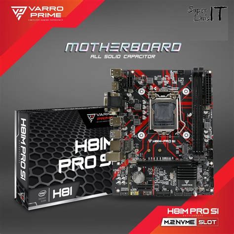 Varro H M Pro S Motherboard Intel H Lga Ddr M Nvme M Atx