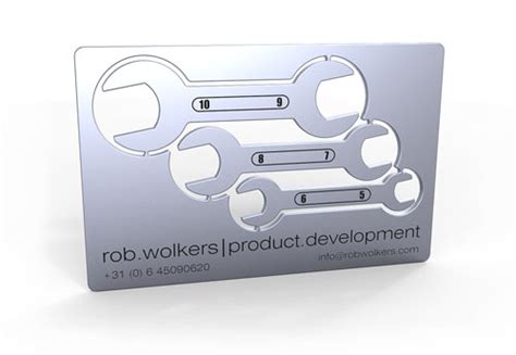 30 Interesting and Creative Metal Business Card Designs - Designbeep