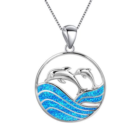 Fashion Dolphin Necklace Diamond Necklace Woman Beating Dazzling