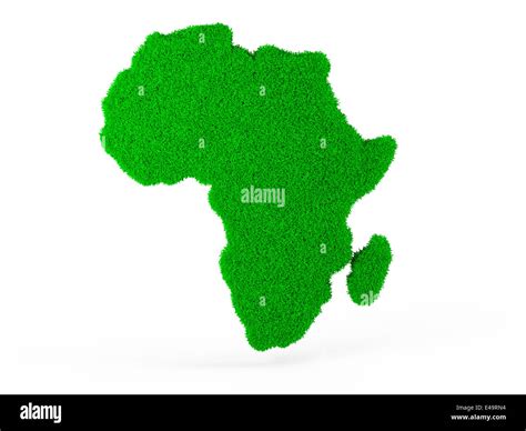 Grass map of Africa Stock Photo - Alamy