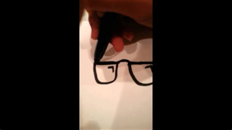 How To Draw Nerd Glasses Youtube