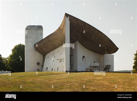 Chapel Of Notre Dame Du Haut Designed By Swiss Modernist Architect Le