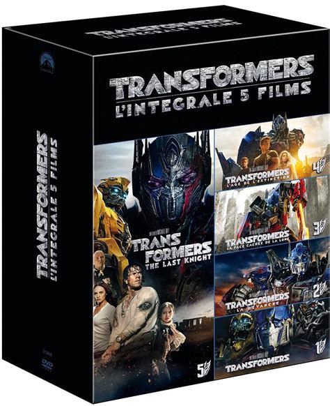 Transformers Coffret Integrale 5 Films DVD Amazon It Shia LaBeouf