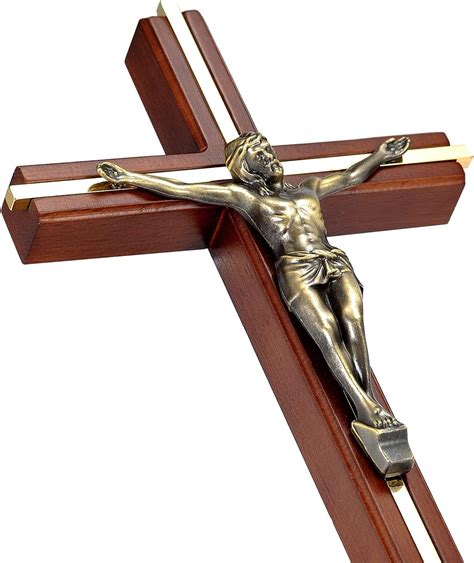 Buy Achibang Crucifix Wall Cross Handmade Wooden Catholic Crosses For