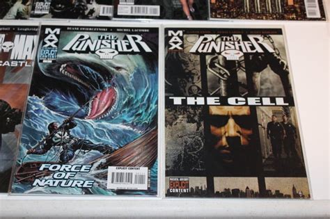 Lot Punisher Max Comics One Shot NM Naked Kill Cell Get Castle Ennis Butterfly Comic Books