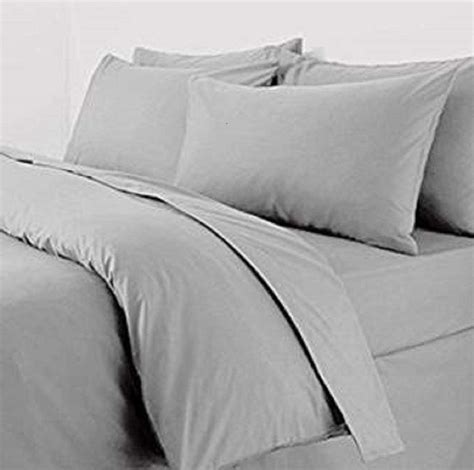 Luxurious Linens Limited Extra Large Grey Percale Pillow Case Pair 22 x 31: Amazon.co.uk ...