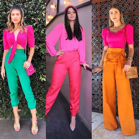 Color Block Entenda O Que E Como Usar Moda Colorida Looks Looks