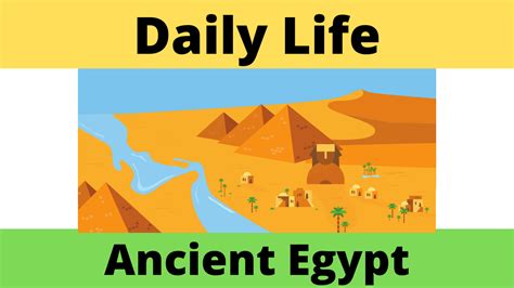 Daily Life In Ancient Egypt Worksheet