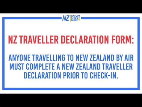 New Zealand Traveller Declaration Everything You Need To Know