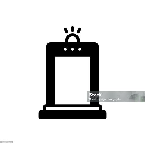 Detector Metal Detector Stock Illustration Download Image Now Electricity Equipment Icon