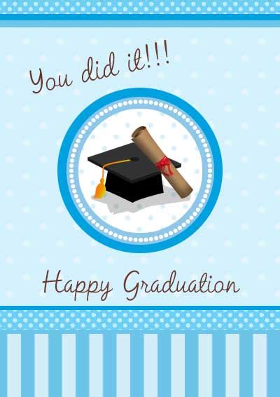 Printable Graduation Cards